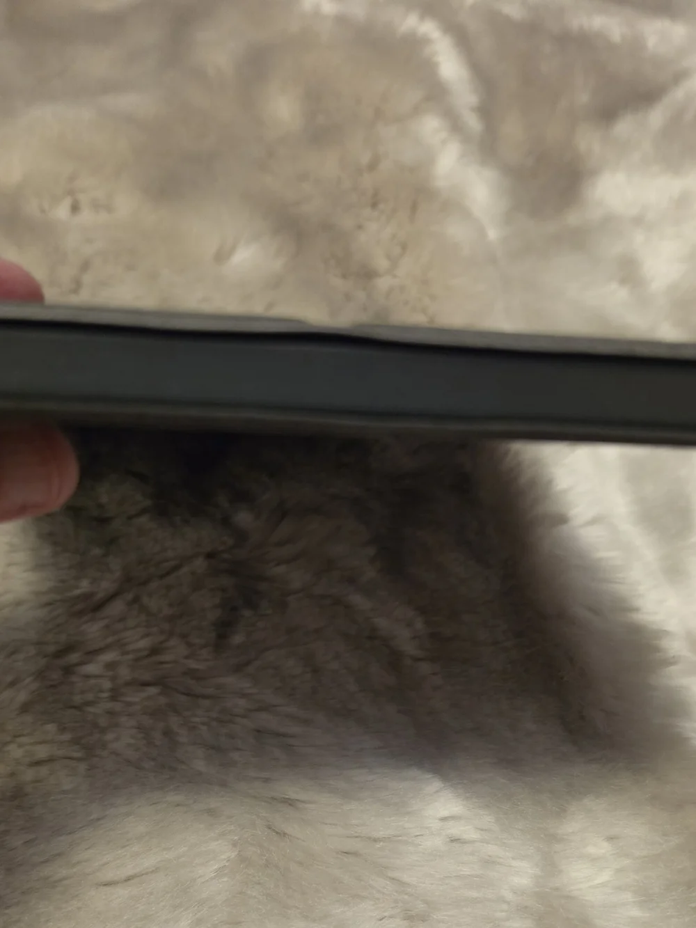 Universal Black Tablet Folio Case with Camera Cutout